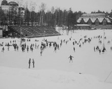 Skridskolov på Östermalms idrottsplats (1920)
