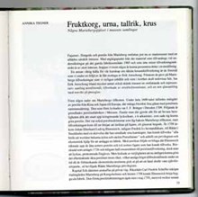 Fruktkorg, urna, tallrik, krus : några Mariebergspjäser i museets samlingar / Annika Tegnér