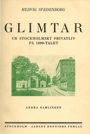 Omslagsbild Glimtar ur stockholmskt privatliv på 1890-talet