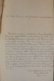 Inez 11 år tas in på Uppfostringsanstalten för flickor - 1898