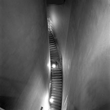 Stockholms Stadsbibliotek. Norra trappan från 607