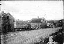 Pungpinan småstugeområde under byggnad i kvarteren Fliten och Troheten vid Skarpnäcksvägen