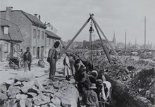 Torsgatan. Gasledning 1897 
