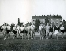 Zinkensdammms idrottsplats: Damidrott, löpning 1943