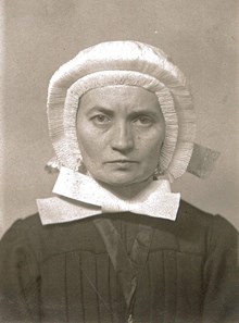Syster Editha på Katolska pojkhemmet vid Götgatan 46 (nu 58A)