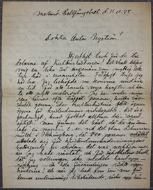 Viktor Lennstrand, 27, om sin kamp mot kristendomen från fängelset i Malmö - brev till Dr Nyström 1888