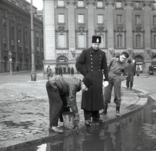 Vårflod i Stockholm 1946