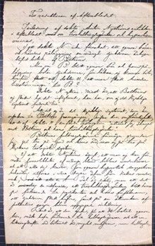 Hultgren försvarar helbrägdagöraren Boltzius - brev 1898