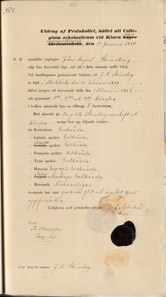 August Strindberg - avgångsintyg med omdömen från Klara lägre elementarläroverk 1860