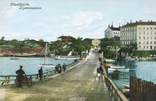 Liljeholmsbron på vykort
