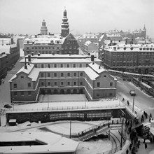 Stockholms Stadsmuseum sett från Katarinahissen