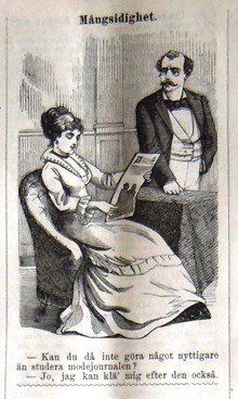 Mångsidighet. Bildskämt i Söndags-Nisse – Illustreradt Veckoblad för Skämt, Humor och Satir, nr 52, den 29 december 1878