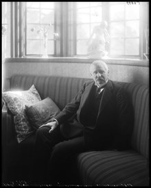 Porträtt av överintendent, arkitekten Carl Möller