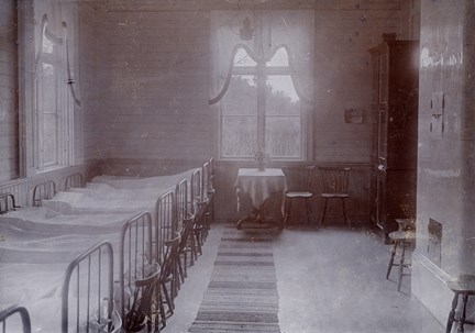 Sovsal i Kungsholms barnhem i Äppelviken