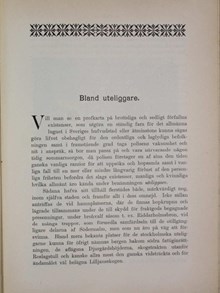 "Bland uteliggare" - utdrag från "Boken om Stockholm" 1901   