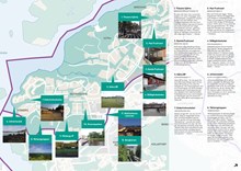 Upptäck staden: guidekarta för Skärholmen, Sätra, Bredäng & Vårberg