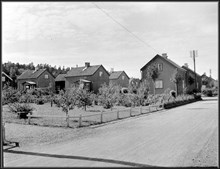 Kvarteret Syltgurkan från Pommerska gatan i Enskedes småstugeområde