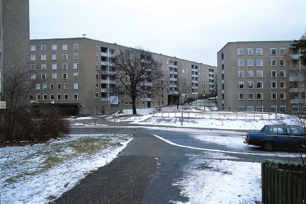 Nybohovsbacken och Nybohovsgränd i Liljeholmen