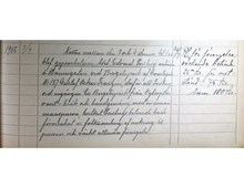 Polisrapport om Axel Edvard Forsberg september 1910  