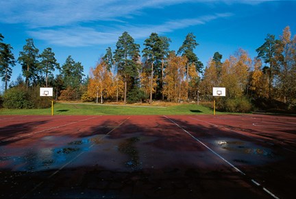 Bollplan mellan Tensta Gymnasium och Hyllingeskolan i Hjulsta
