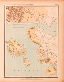 1885 års karta, blad 2 (Lundgren)