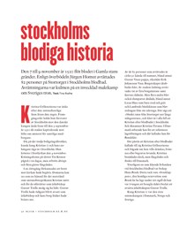 Stockholms blodiga historia / Text: Tina Rodhe