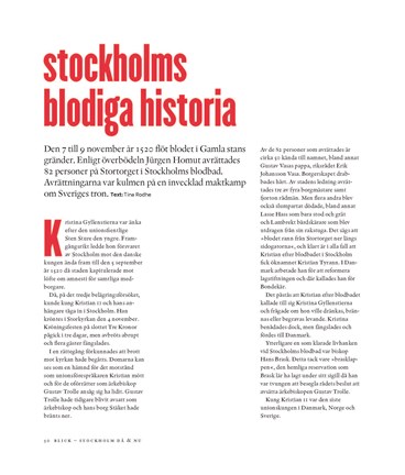 Beskrivning av Stockholms blodbad år 1520