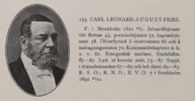 Carl Leonard August Fries. Ledamot av stadsfullmäktige 1867-1887