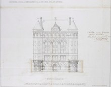 Underlag för bygglov år 1896, fastigheten Fanan 1