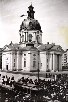 Invigningen av Gustav Vasa kyrka 1906