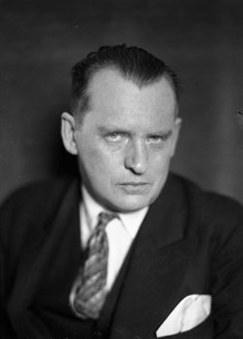 Porträtt av Alexander Aljechin, världsmästare i Schack. (Världsmästare mellan 1927 och 1946 med avbrott ca 1935-37)