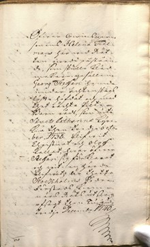 Domen i faderskapsmålet mellan Helena Tillman och Georg Steffan 1740