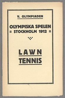 Tennis - tävlingsregler OS 1912