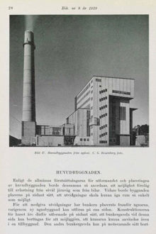 Lövsta sopförbränningsanläggning nummer 2 – beskrivning från 1939