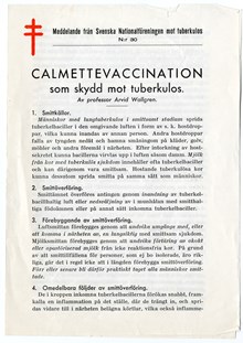 Calmette, en vaccination mot tbc 