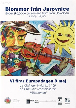 Affisch för utställningen "Blommor från Jarovnice".