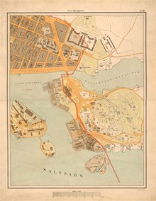 Karta "Bladet Djurgården" 1909