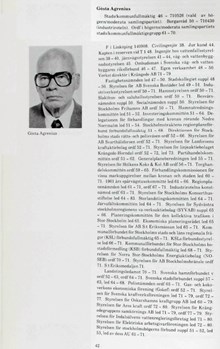 Gösta Agrenius. Ledamot av stadsfullmäktige 1946-1971. Industriborgarråd 1950-1971