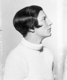 Porträtt av Hagström-von Rosen (kvinna)