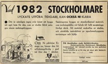 Annons för småstugor från 1935