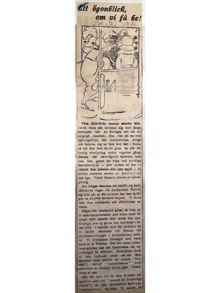 "Ett ögonblick, om vi får be!" - artikel Social Demokraten 1913