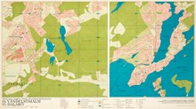 Karta "Vendelsömalm" och "Dalarö" år 1969