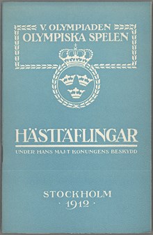 Hästsport under OS 1912 - tävlingsreglerna