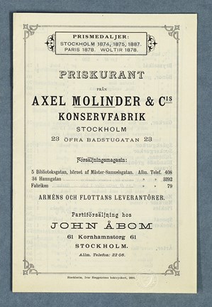 Axel Molinder & kompanis konservfabrik