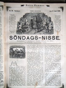 Söndags-Nisse – Illustreradt Veckoblad för Skämt, Humor och Satir, nr 26, den 27 juni 1866