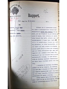 "Äfven detta kaffe anhölls och fördes till detektivstationen..." - polisrapport 1917