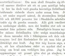 Debatt efter storstrejken 1909 i Stockholms stadsfullmäktige