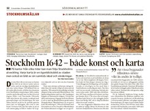 Stockholm 1642 - både konst och karta