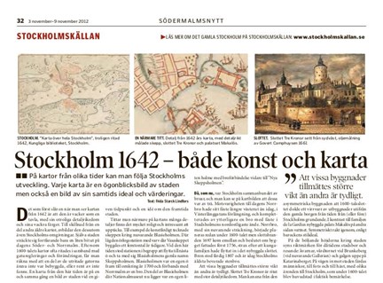 Stockholm 1642 - både konst och karta