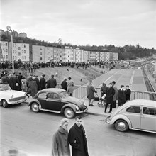 Örnsberg, invigning av Röda linjen, år 1964